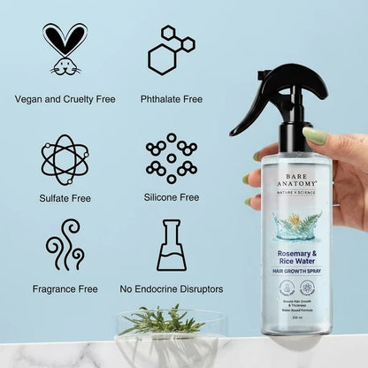 Rosemary & Rice Water Scalp Care Spray for Fuller Looking Hair✨