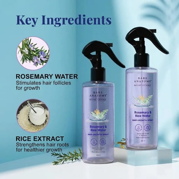 Rosemary & Rice Water Scalp Care Spray for Fuller Looking Hair✨