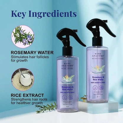 Rosemary & Rice Water Scalp Care Spray for Fuller Looking Hair✨