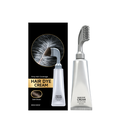 🔥Instant Gray Coverage Hair Dye Comb – Easy, Mess-Free Root Touch-Up for Men & Women